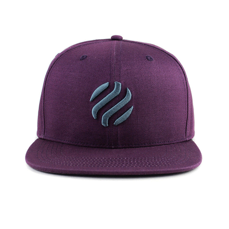 Snapback Logo, violett