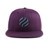 Snapback Logo, violett
