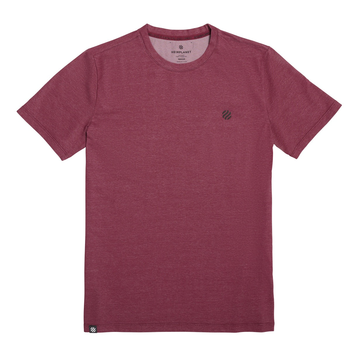 COOLEVER T-shirt reflective logo ball, eggplant