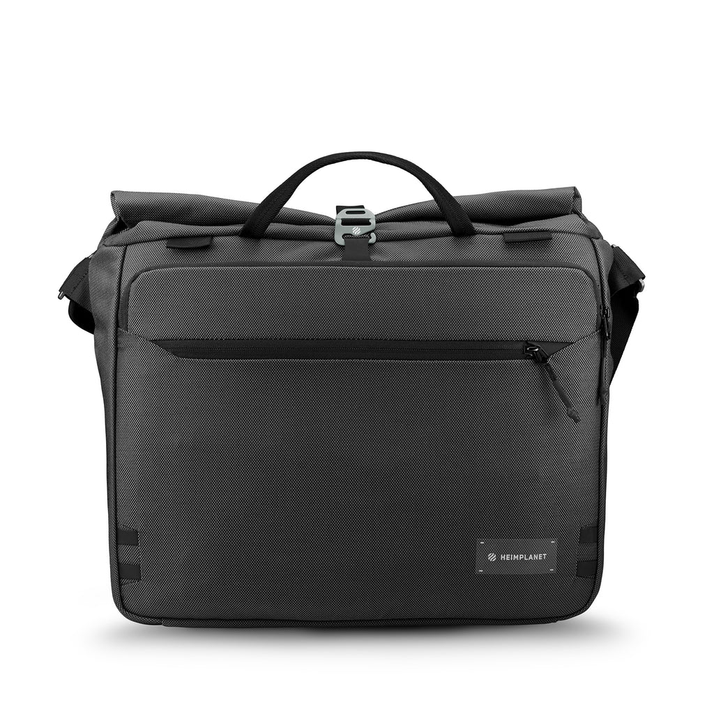 Re-stored Transit Line Roll Top Messenger Bag, castlerock