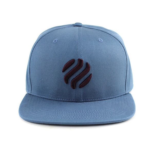 Snapback Logo, stone blue