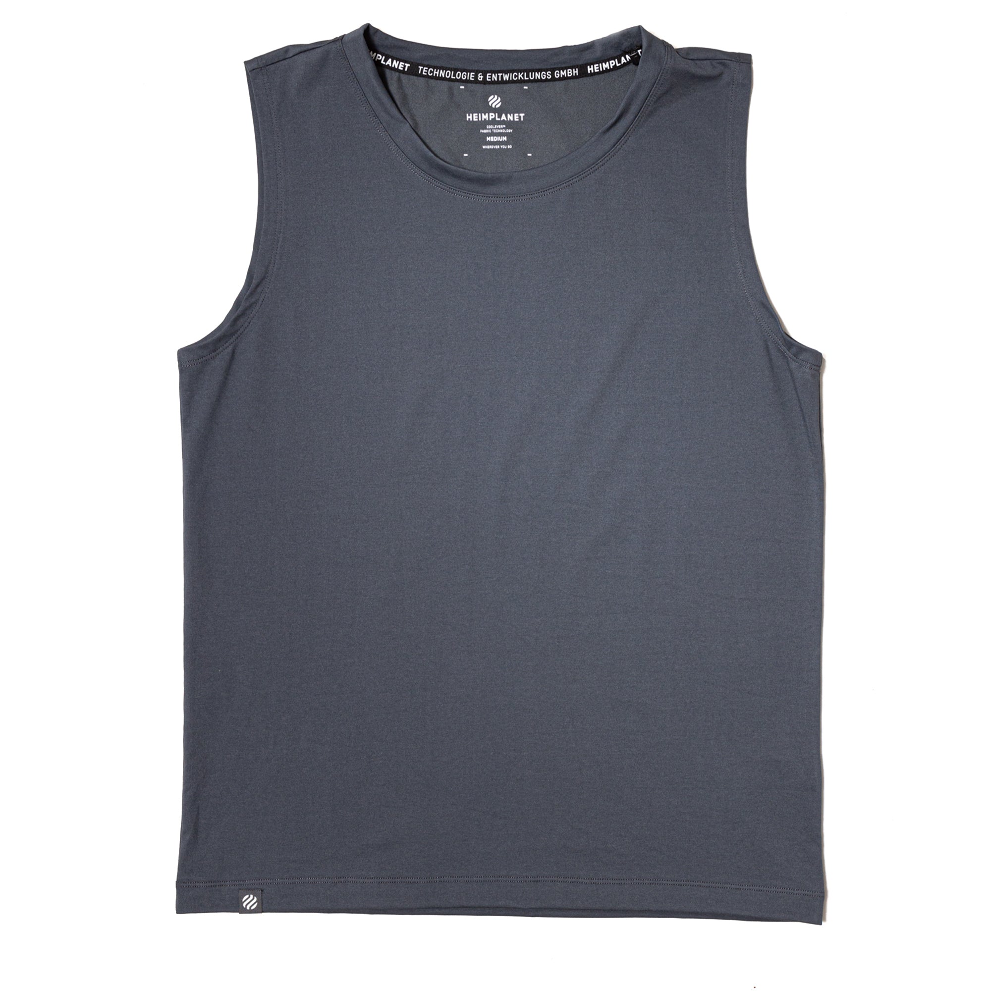 COOLEVER Tank Top Basic, dark grey