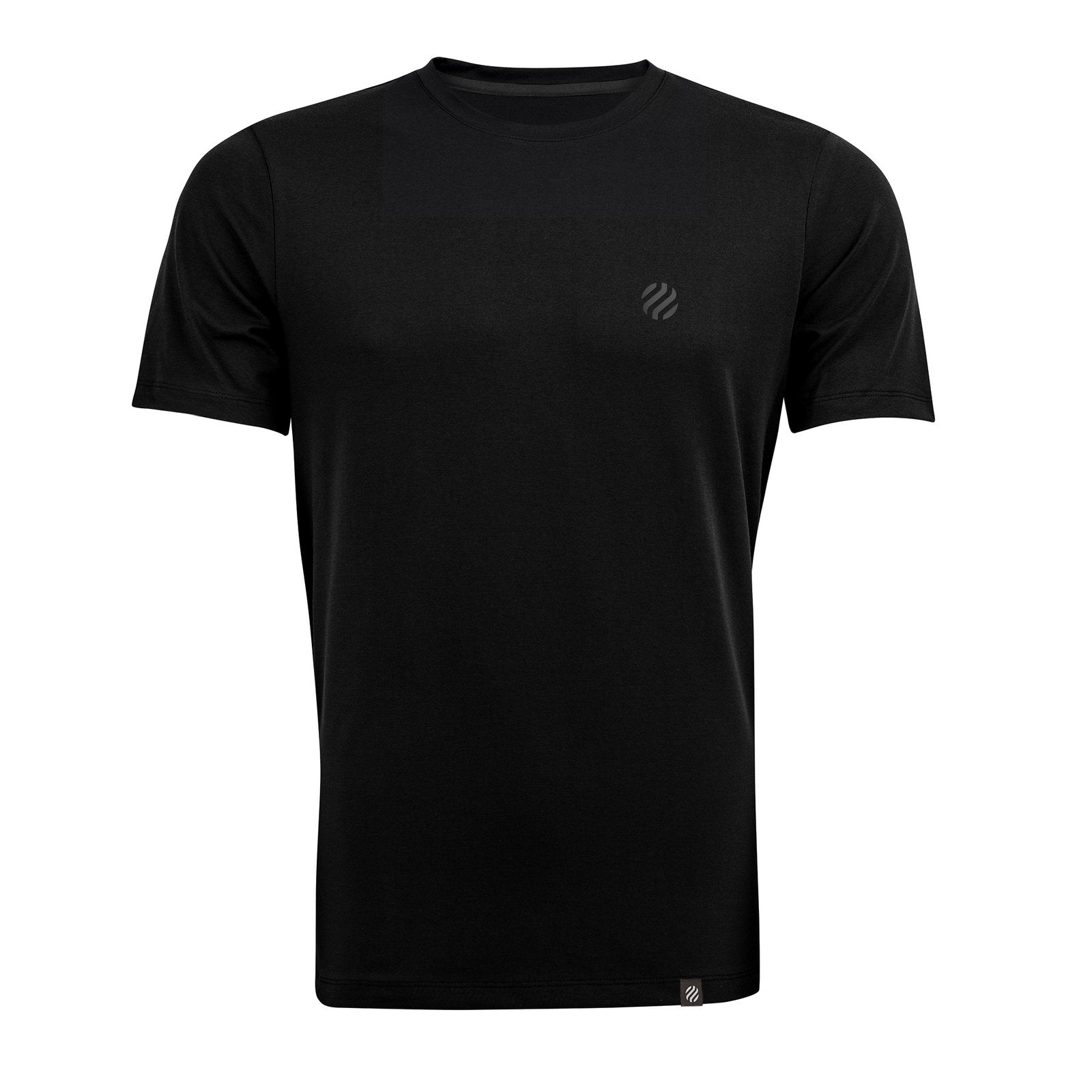 COOLEVER T-shirt, reflective logo ball, black