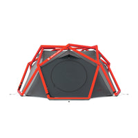 THE CAVE XL; 4-Season, Neon Red/Castlerock
