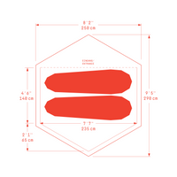 Kirra; 4-Season, Neon Red/Castlerock