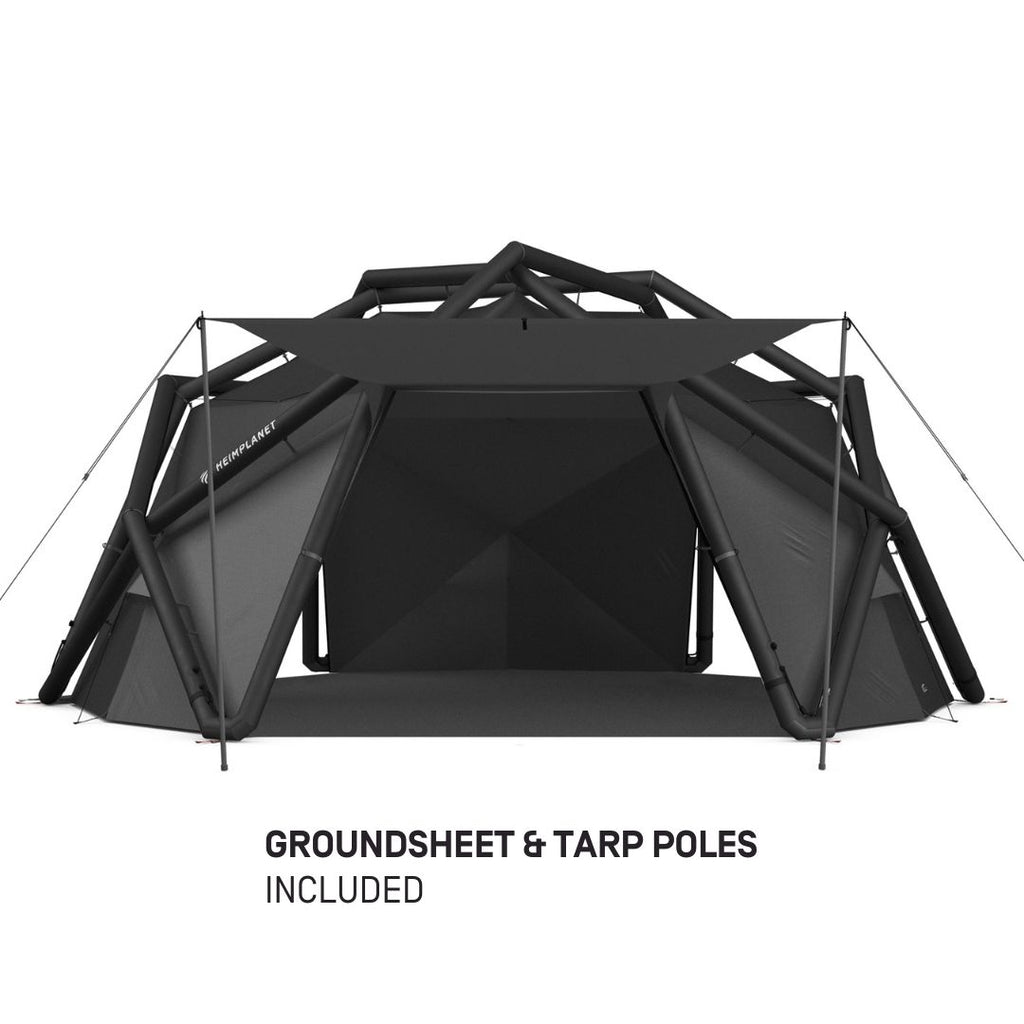 aufblasbares zelt fresh and black CLOUDBREAK Shelter; Black/Asphalt