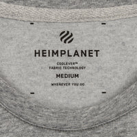 COOLEVER T-Shirt, XS Logo, charcoal grau