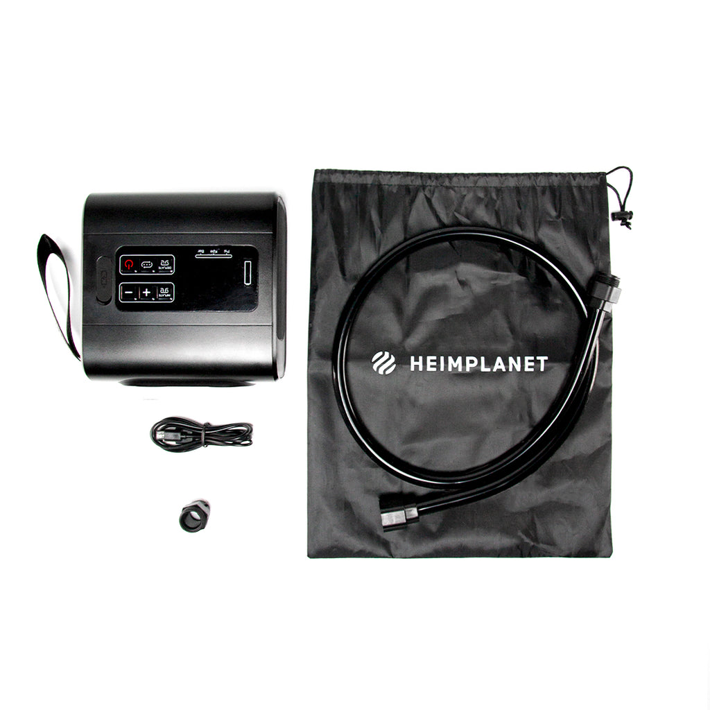 LIEFERUMFANG/Zusätzlich enthalten: Standard Luftpumpenadapter in 6 verschiedenen Ausführungen.