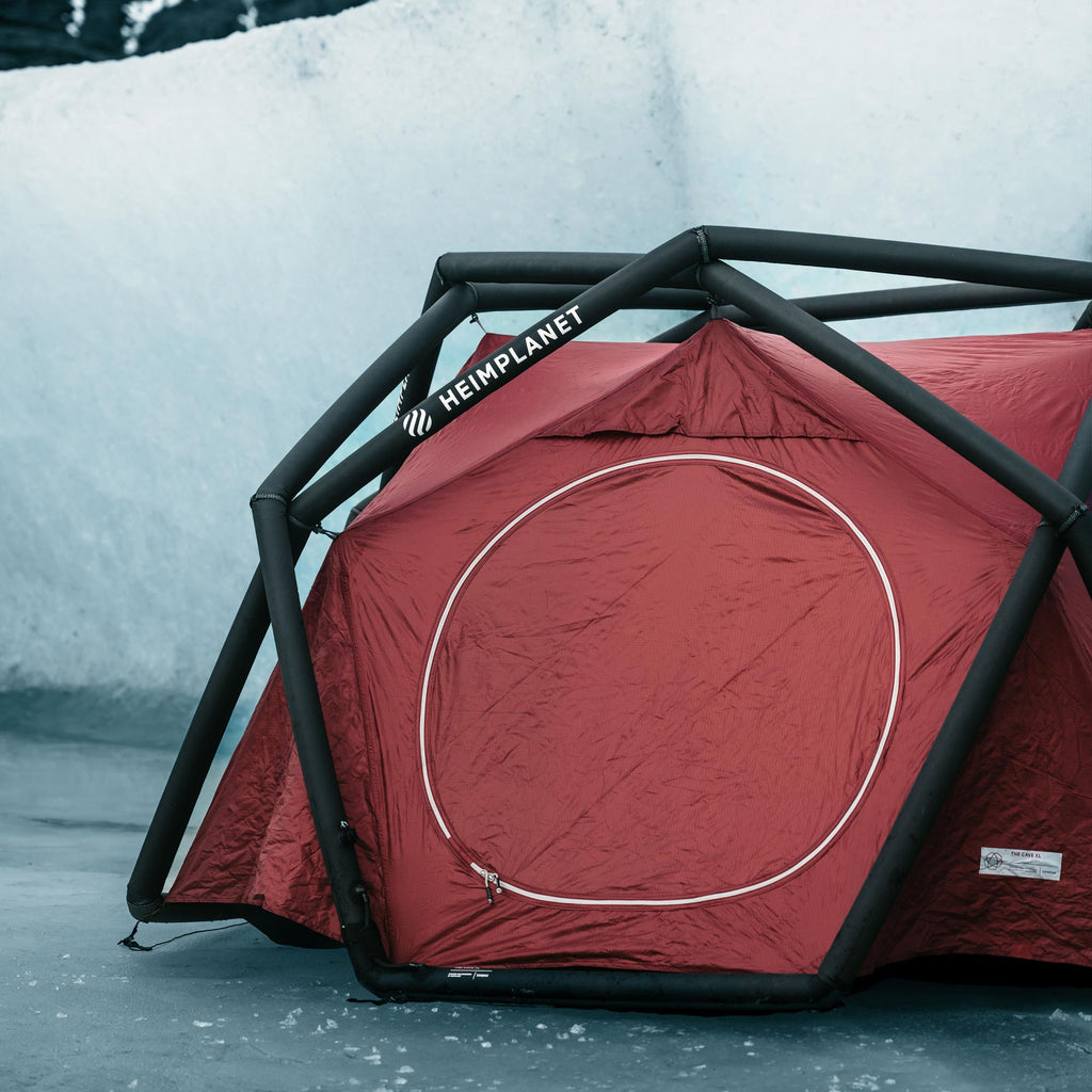 heimplanet the cave tent THE CAVE XL; 4-Season, Black/Red