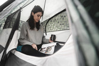 Atmungsaktives Innenzelt/Einstellbare Ventilation & Mesh Innenzelt verhindern Kondensation.