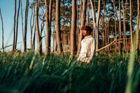 Merino-Mix Hoodie; light grey