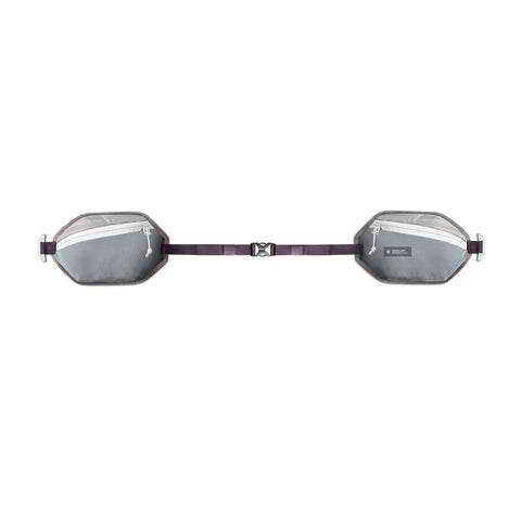 Motion Hipbelt / Pockets, hellgrau / lila
