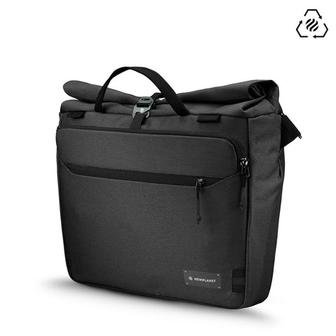 Re-stored Transit Line Roll Top Messenger Bag, castlerock