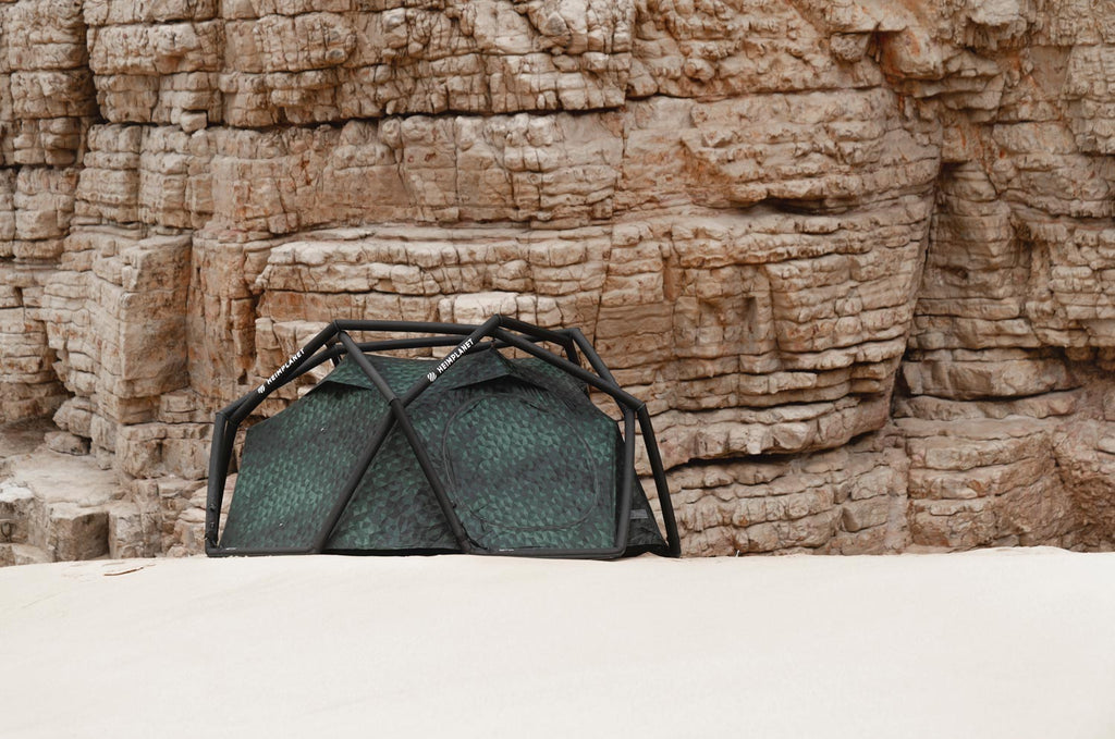 aufblasbares zelt the cave THE CAVE; 3-Season, Black/Cairo Camo