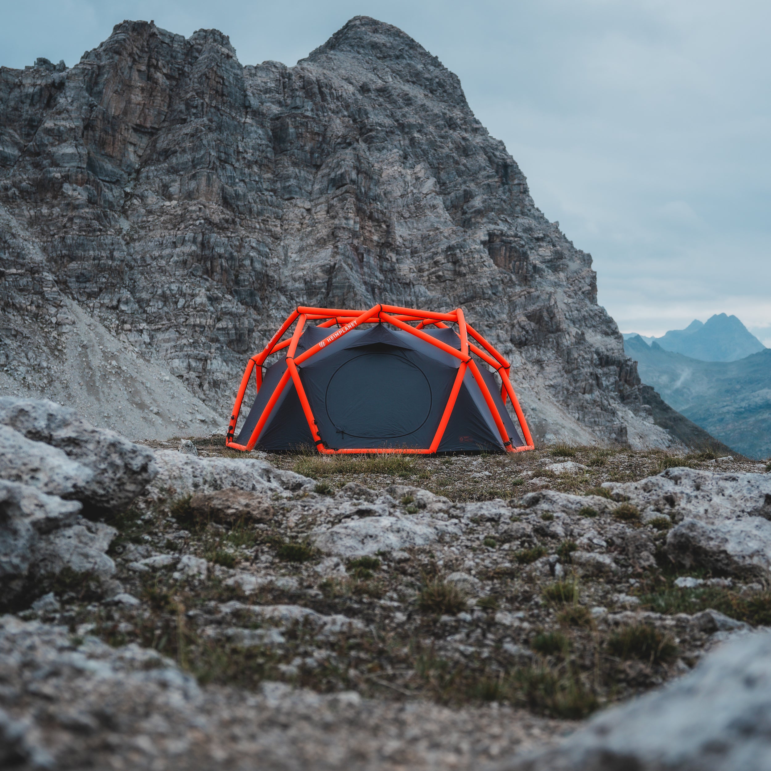 Inflatable tents
