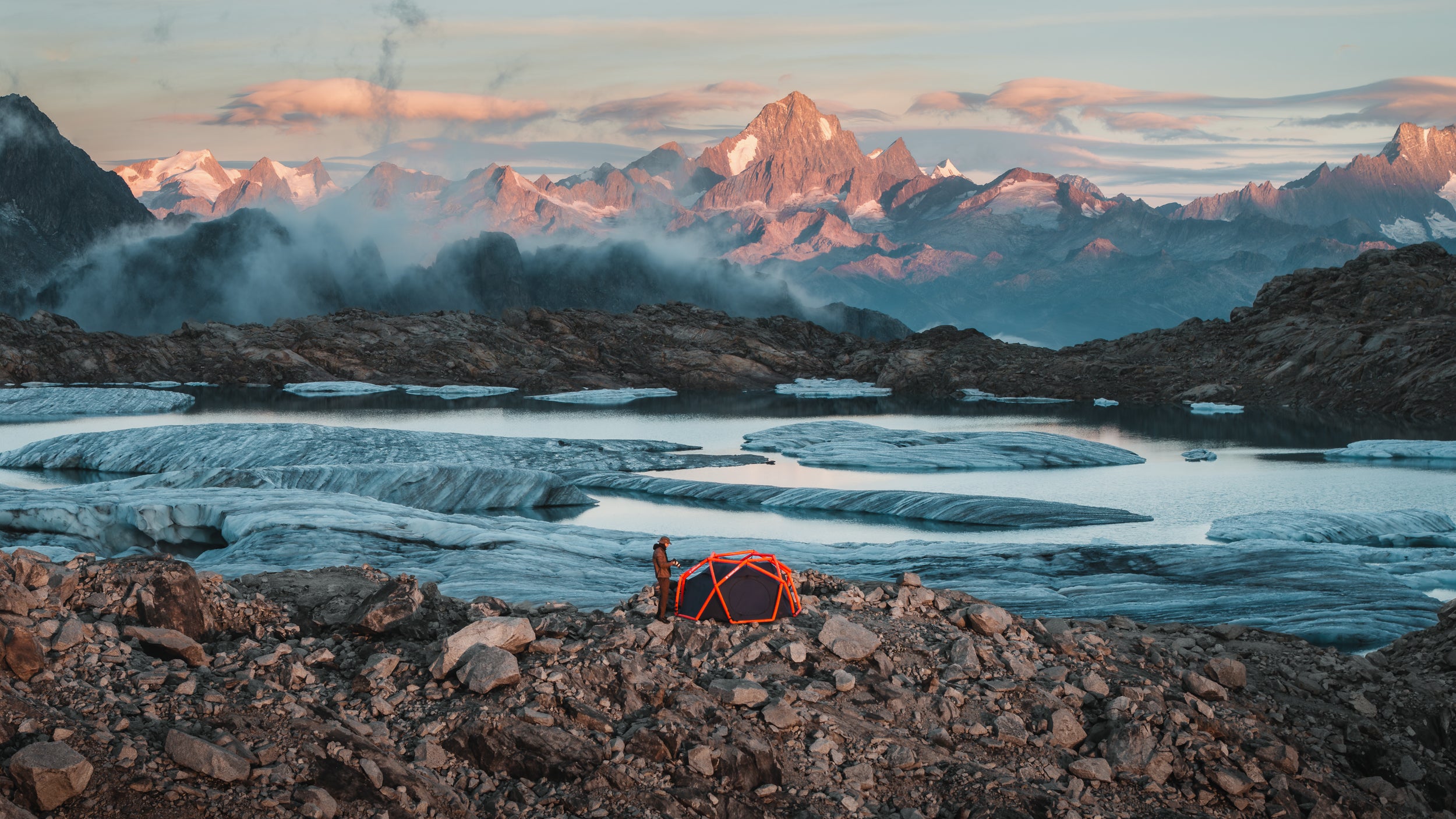 Inflatable tents