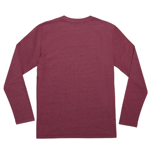 COOLEVER longsleeve reflective logo ball, eggplant