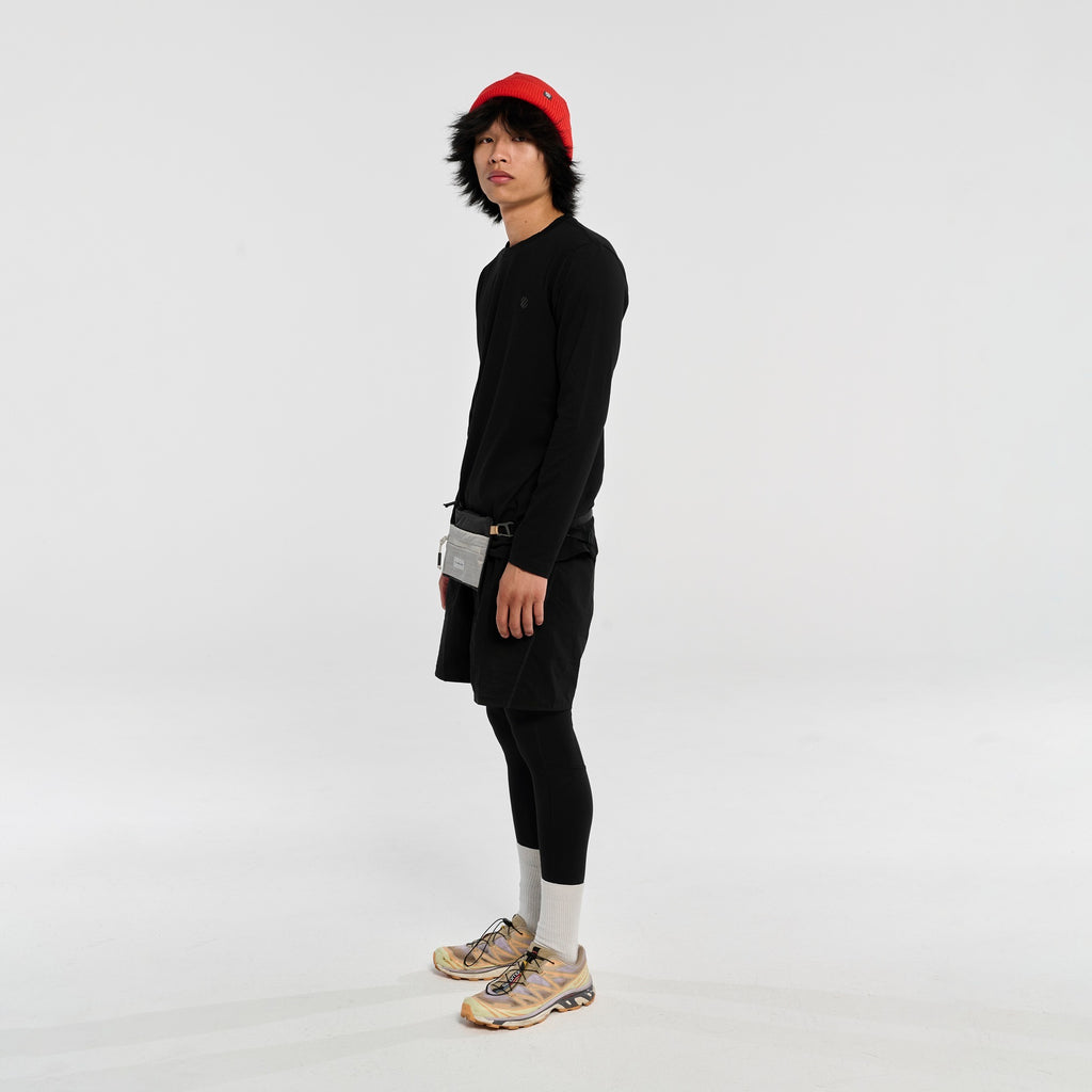 COOLEVER™ longsleeve reflective logo ball, black