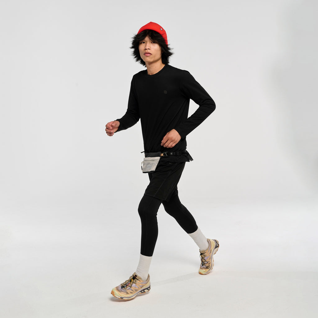 COOLEVER™ longsleeve reflective logo ball, black