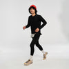 COOLEVER™ longsleeve reflective logo ball, black