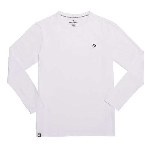 COOLEVER longsleeve reflective logo ball, white