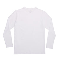 COOLEVER Longsleeve reflective logo ball, weiss