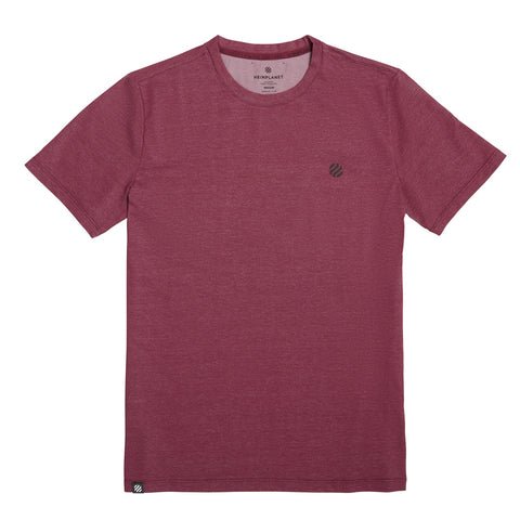 COOLEVER T-shirt reflective logo ball, eggplant