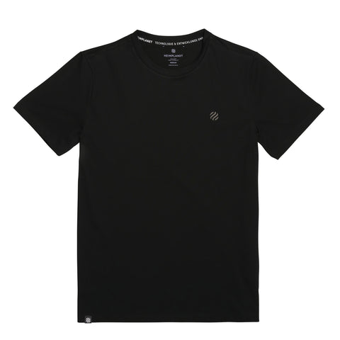 COOLEVER T-shirt, reflective logo ball, black