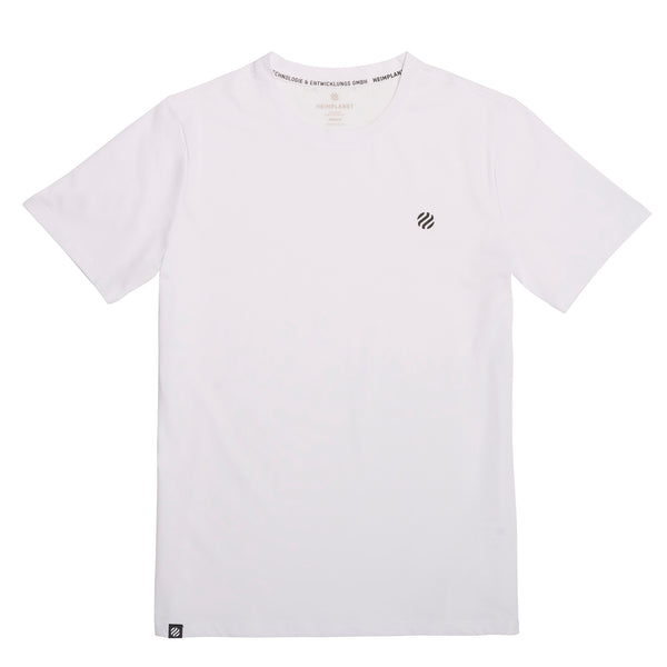 COOLEVER T-Shirt reflective logo ball, weiss