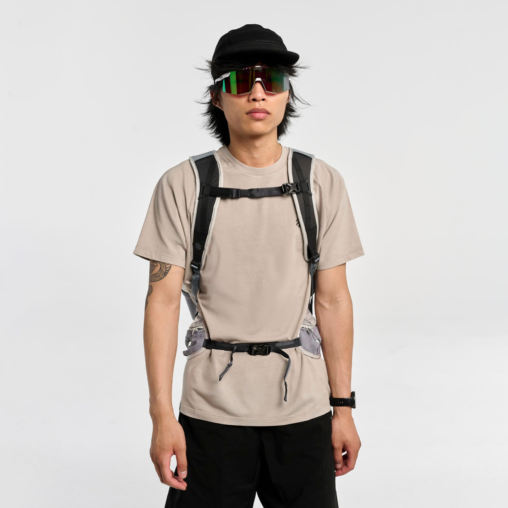 COOLEVER™ Raglan T-shirt reflective logo ball, dust