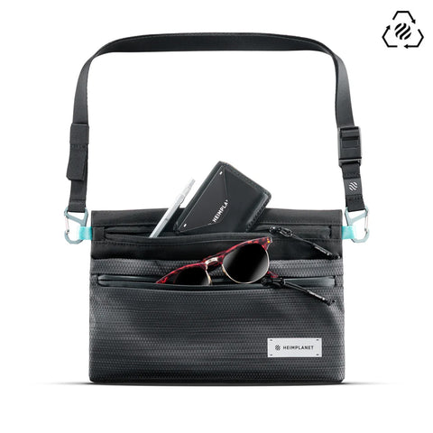 Re-stored Carry Essentials Neck Pouch (A5), black