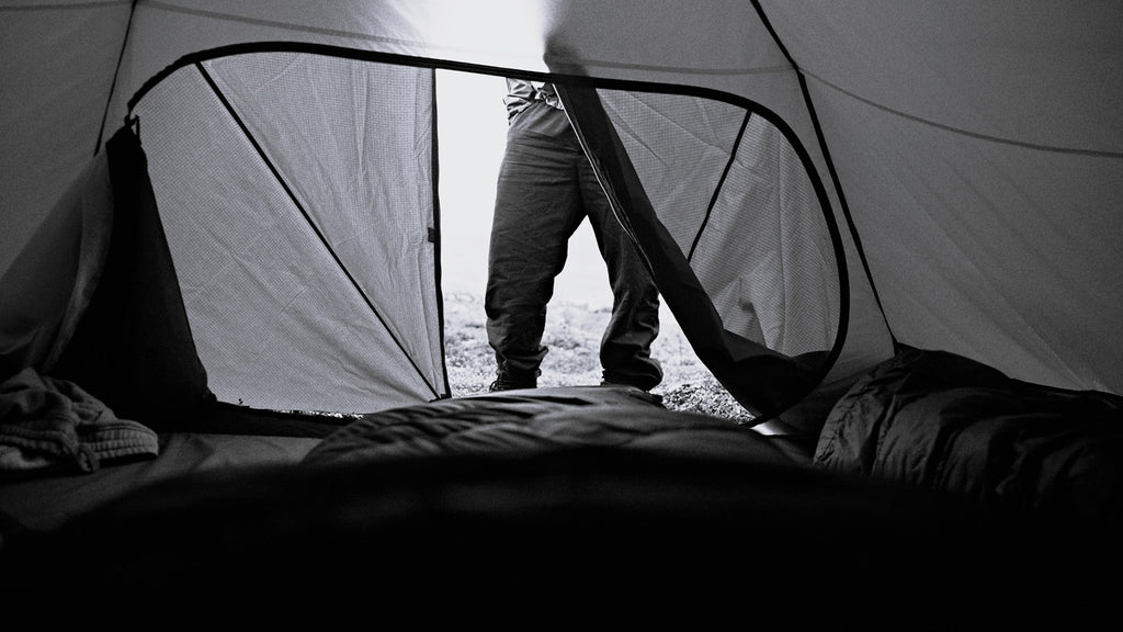 wanking tent BACKDOOR; 3-Season, Black/Gray