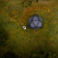 Inflatable Diamond Grid (IDG)/
Bei Kirra bestehend aus drei  identischen Luftkammern die sich punktsymmetrisch kreuzen.