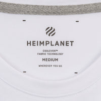 COOLEVER T-Shirt reflective logo ball, weiss