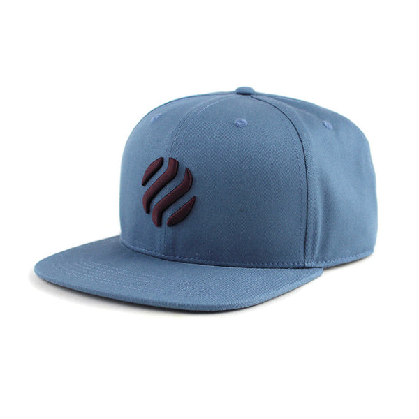 Snapback Logo, stone blue