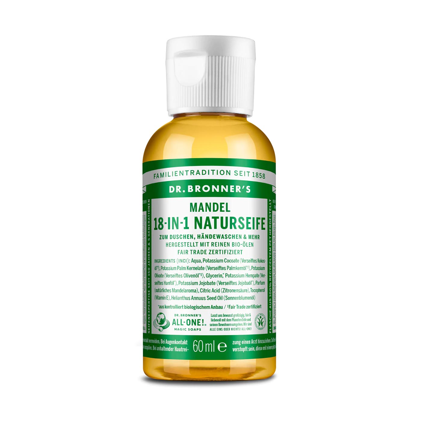 Dr. Bronner's 18-IN-1 Natural Soap (60ml)