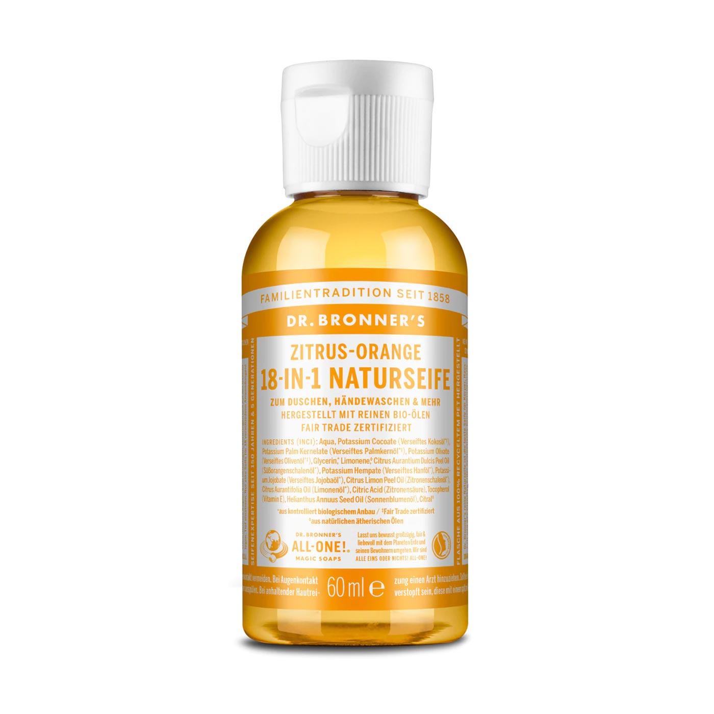 Dr. Bronner's 18-IN-1 Natural Soap (60ml)
