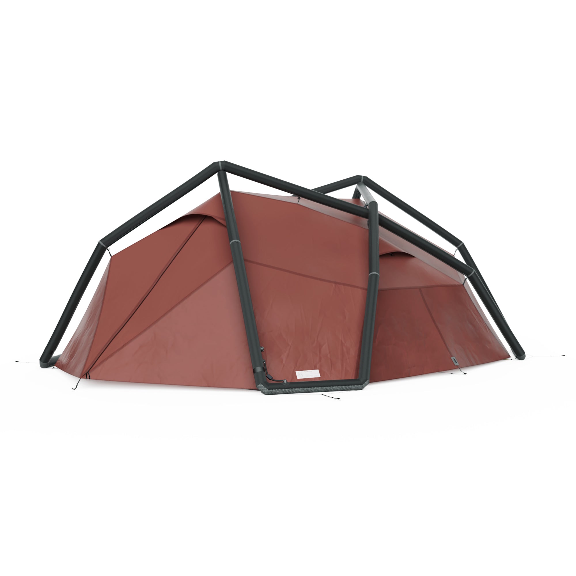club everywhere zelt BACKDOOR; 4-Season, Black/Red