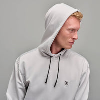 Merino-Mix Hoodie, light grey