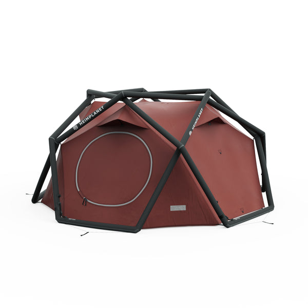 heimatplanet zelt THE CAVE XL; 4-Season, Black/Red